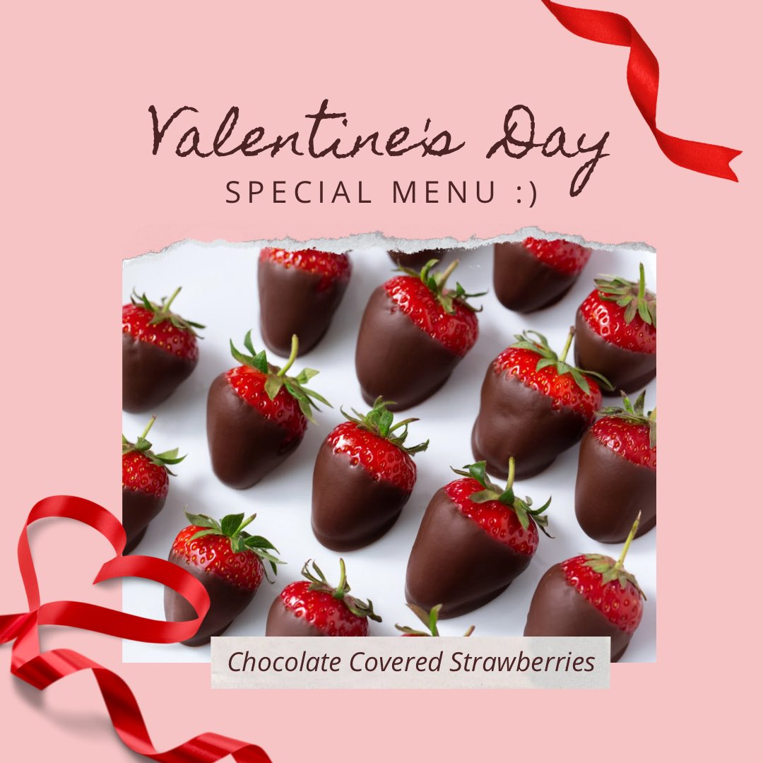 Dipped in love &amp; chocolate 🍓 Order our Valentine's Day chocolate-covered strawberries in store or online for your sweet someone! 🎀 #ValentinesDay  #Valentinesday2025