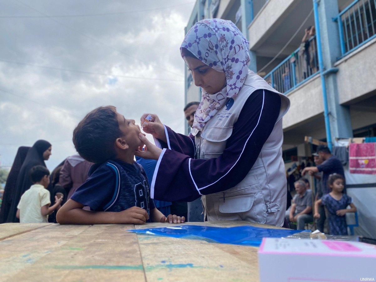 UN's tweet photo. For 80 years, the UN has been saving lives &amp; helping people by:

🇺🇳 feeding the hungry

🇺🇳 helping those forced to flee

🇺🇳 vaccinating children

🇺🇳 promoting human rights

🇺🇳 protecting the planet

🇺🇳 responding to humanitarian crises &amp; more.

https://t.co/IfCHf7dnGI

#UN80 https://t.co/LG5MyCZraL