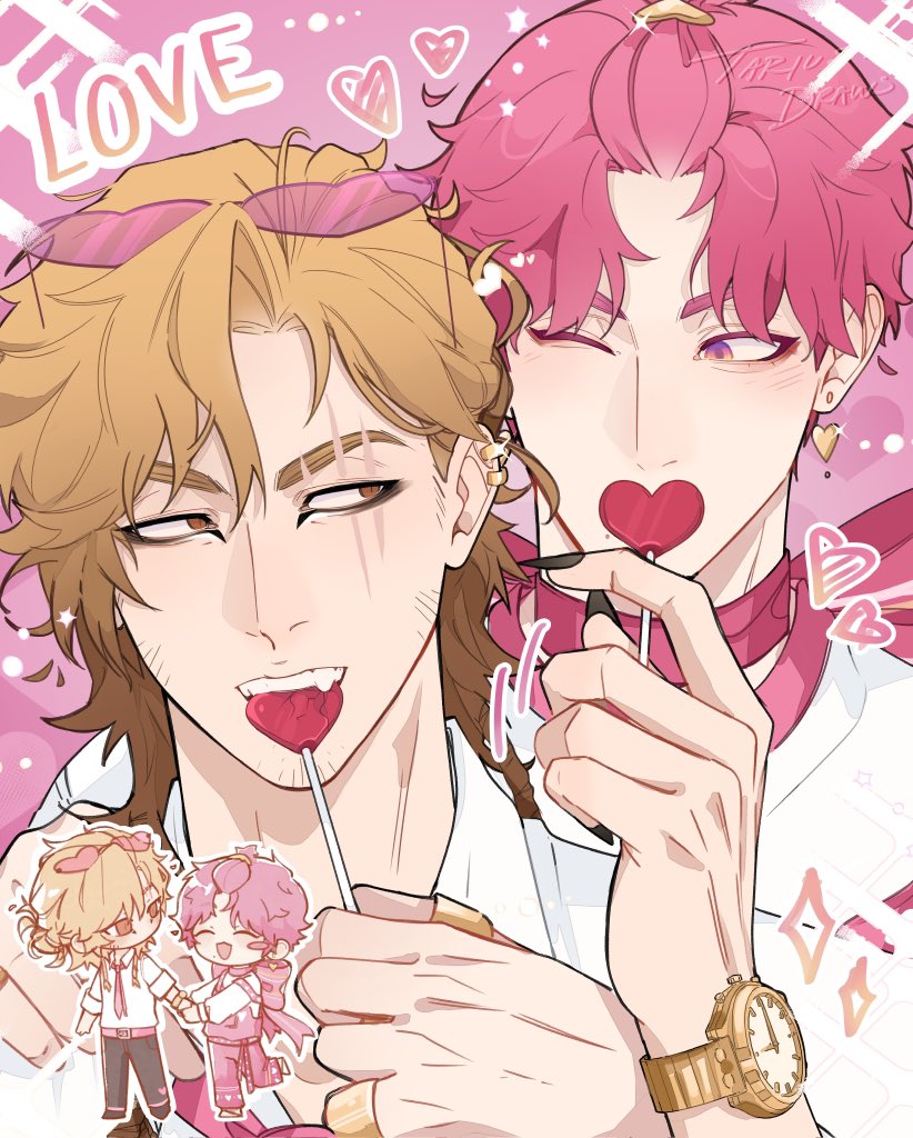 TariusDraws's tweet image. Feliz San Valentín 💖