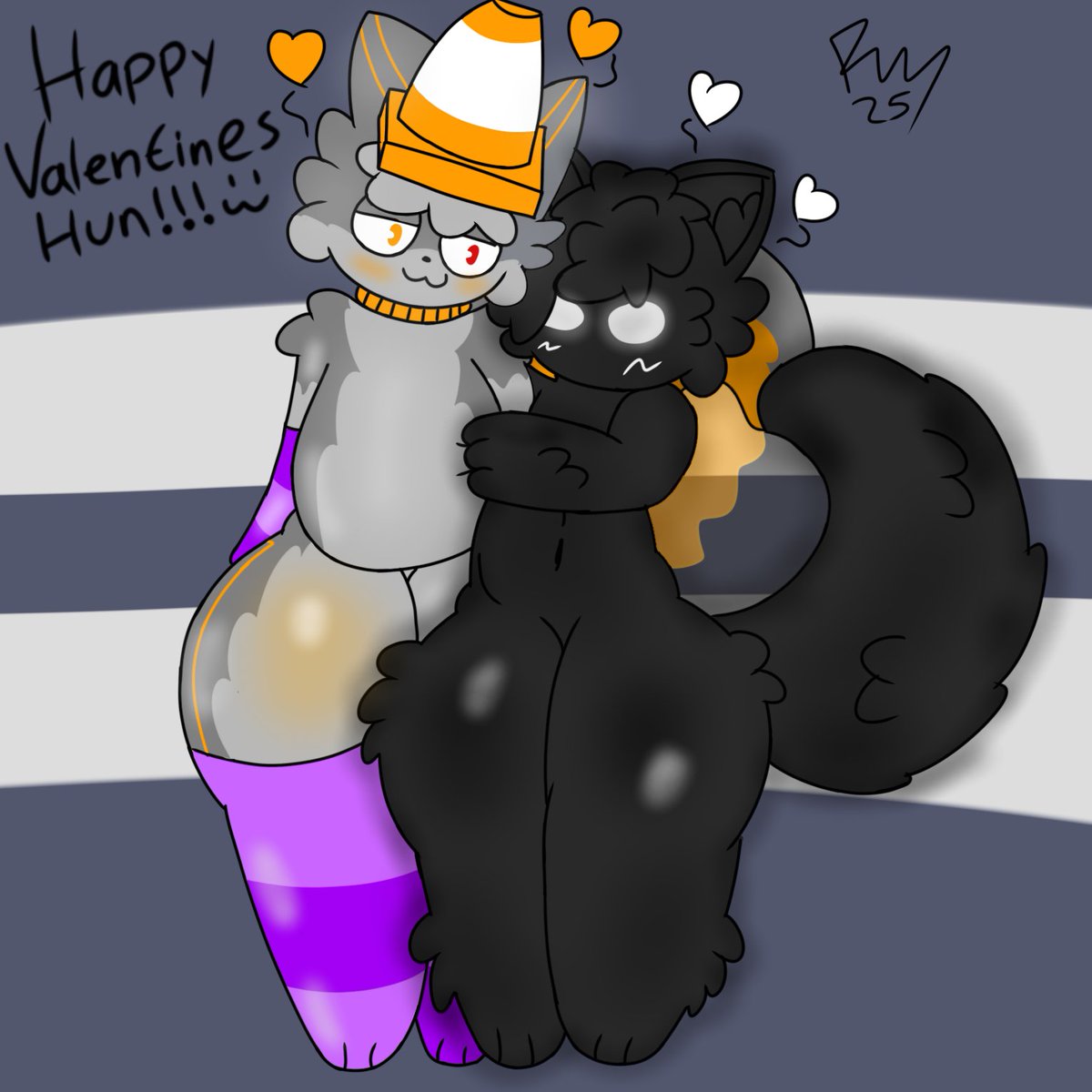 FreewayDD's tweet image. something I made for someone special,, 🖤🤍
Happy Valentine’s Day! 🧡