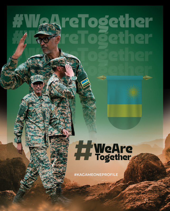 Mr__Manzi's tweet photo. We love you! We are proud of you! We appreciate you! We are rooting for you! We trust you so much!
@PaulKagame @UrugwiroVillage 

#WeAreTogether 
#NoMatterWhat
#WeForYou https://t.co/1a5yd6XhvT