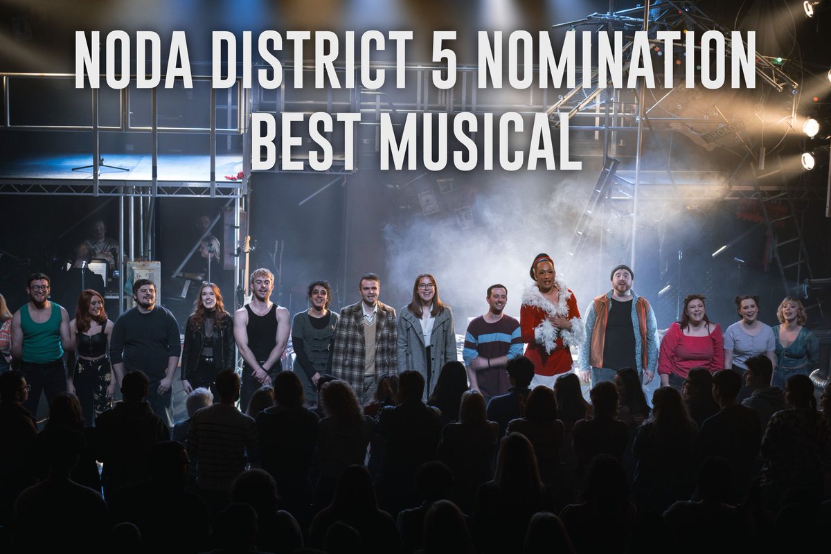⭐️ NODA AWARD NOMINATION ⭐️

We are so excited to share that our February 2024 production of 'RENT' has received a NODA award nomination for the 'Best Musical' category! 🏆