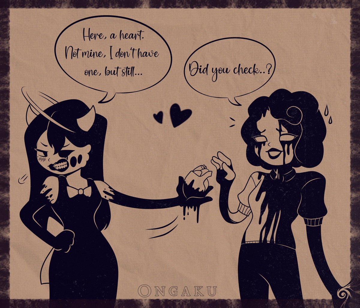 a bit late, but here's my cuties for #ValentinesDay 
#BENDY #BATDR #AudreyDrew #AliceAngel