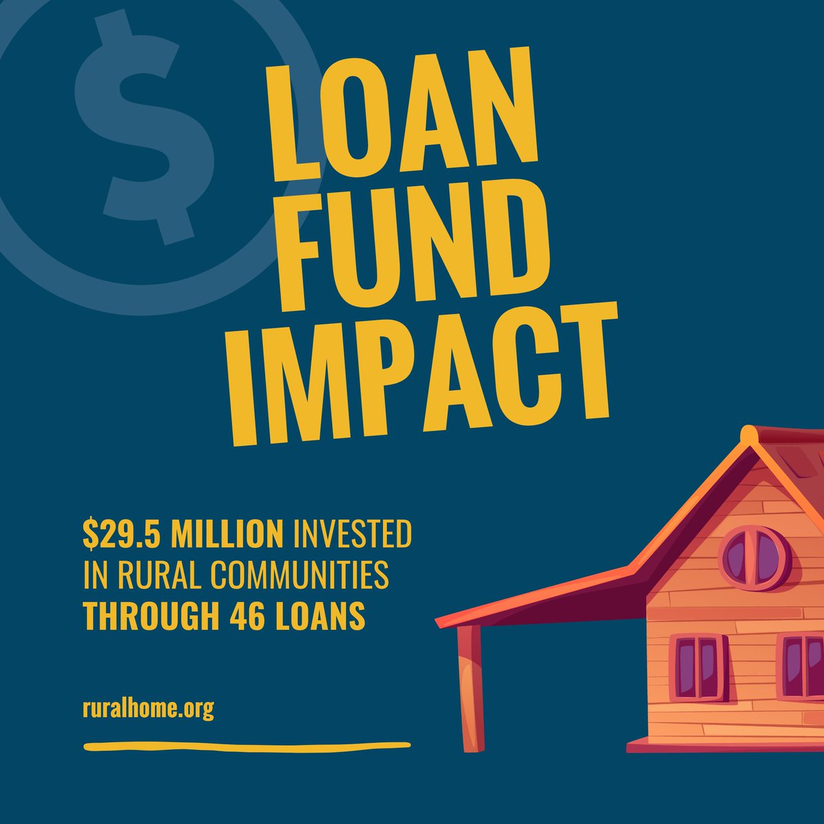 📊 Proud to share our 2024 Loan Fund Impact Report:

- $29.5 million invested in rural communities through 46 loans
- 1,566 affordable homes created, rehabilitated, or preserved

Together, we're building stronger, more prosperous rural futures: loom.ly/hlw3Wlc.