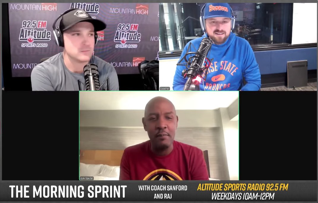 KevinShockey's tweet photo. LOVE it when we get @KyleSpeller on the air!
He's on with @RajOnRadio and @Coach_Sanford2 right now.
92.5 FM, https://t.co/L8l3wkkFke and https://t.co/exIi5ufDt7 https://t.co/TrLrQb0r2o