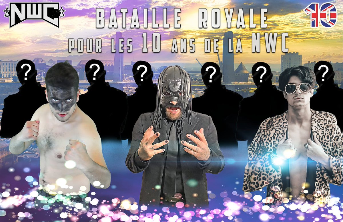 🚨 ANNONCE 🚨
BATTLE ROYALE DES 10 ANS
Quoi de mieux pour fêter nos 10 ans que de vous proposer une Battle Royale 🔥
Qui sera le vainqueur de cet énorme affrontement ?
Réponse le 22 Février à 19h00 au Patronage Laïque de Recouvrance !!
