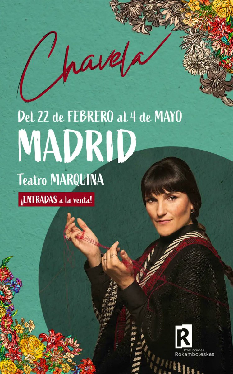 Chavela en Madrid.
Entradas en Rokambolescas.com
No se lo pierdan...
<a href="/rokamboleskas/">Producciones Rokamboleskas</a>