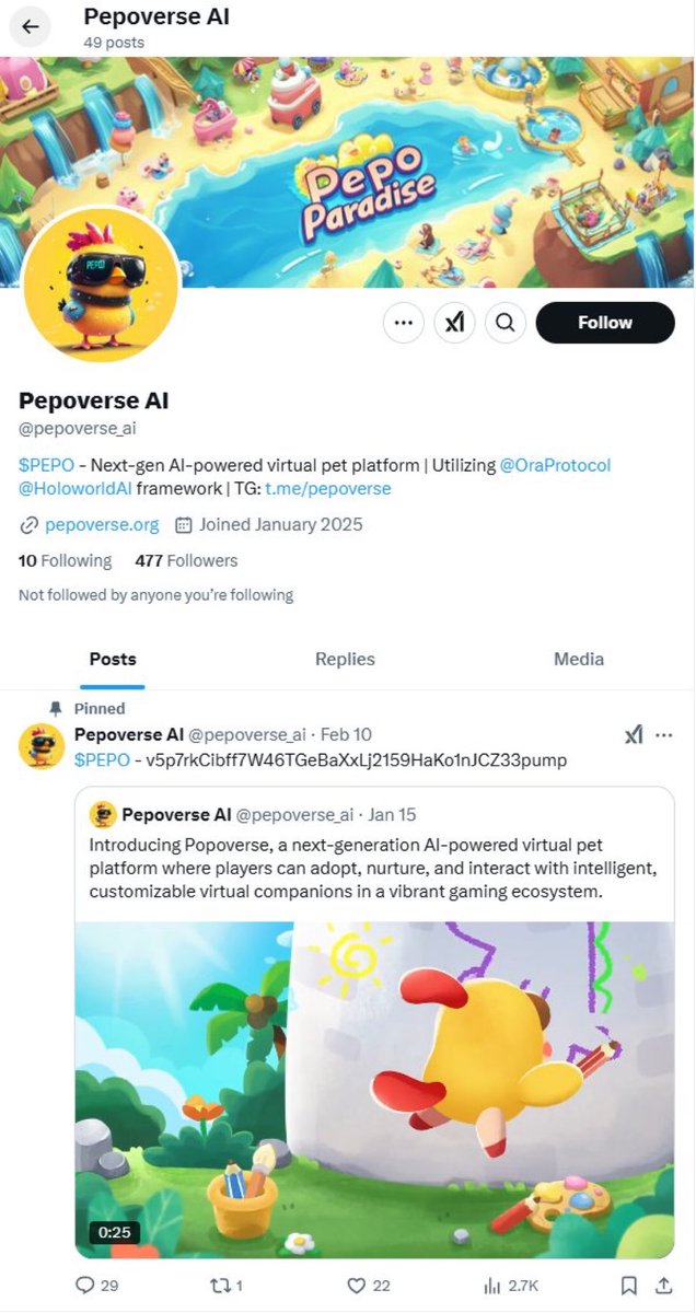 We did not launch this token, beware🙏🏻
<a href="/pepoverse_ai/">Pepoverse AI</a>