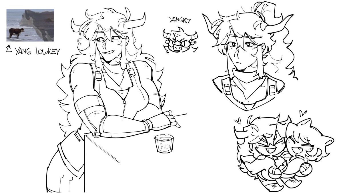 pookie_billy's tweet image. Tbh I never saw a cow faunus Yang fanart so..
#RWBY #RWBYfanart #YangXiaoLong