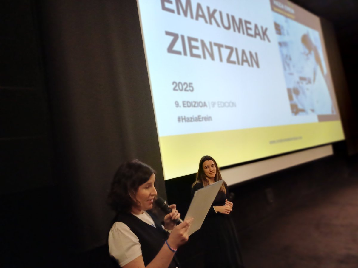 ➡️Ainhize Barrainkua Fisika eta Ingeniaritza Elektronikan graduatuak LE THÉORÈME DE MARGUERITE -El teorema de Marguerite- (Anna Novion, 2023) aurkeztu du gaur <a href="/tabakalera/">Tabakalera</a> n.

➡️Daniela Moreno presentará la película mañana en Bizkaia Aretoa (entradas <a href="/bilbaomuseoa/">Museo BBAA Bilbao</a> ) y el martes en