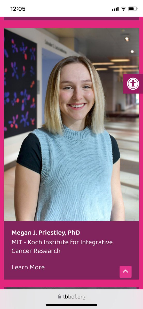 Megan Priestley (@megtriesscience) on Twitter photo After a great few weeks settling into my new lab with <a href="/JessicaCStark/">Jessica Stark</a> at the <a href="/kochinstitute/">Koch Institute at MIT</a>, I’m thrilled to share I have been awarded a <a href="/TBBCF/">TBBCF</a> postdoc fellowship! This award will fund the next 2 years of my research targeting glycans for the treatment of breast cancer 🦠 After a great few weeks settling into my new lab with <a href="/JessicaCStark/">Jessica Stark</a> at the <a href="/kochinstitute/">Koch Institute at MIT</a>, I’m thrilled to share I have been awarded a <a href="/TBBCF/">TBBCF</a> postdoc fellowship! This award will fund the next 2 years of my research targeting glycans for the treatment of breast cancer 🦠