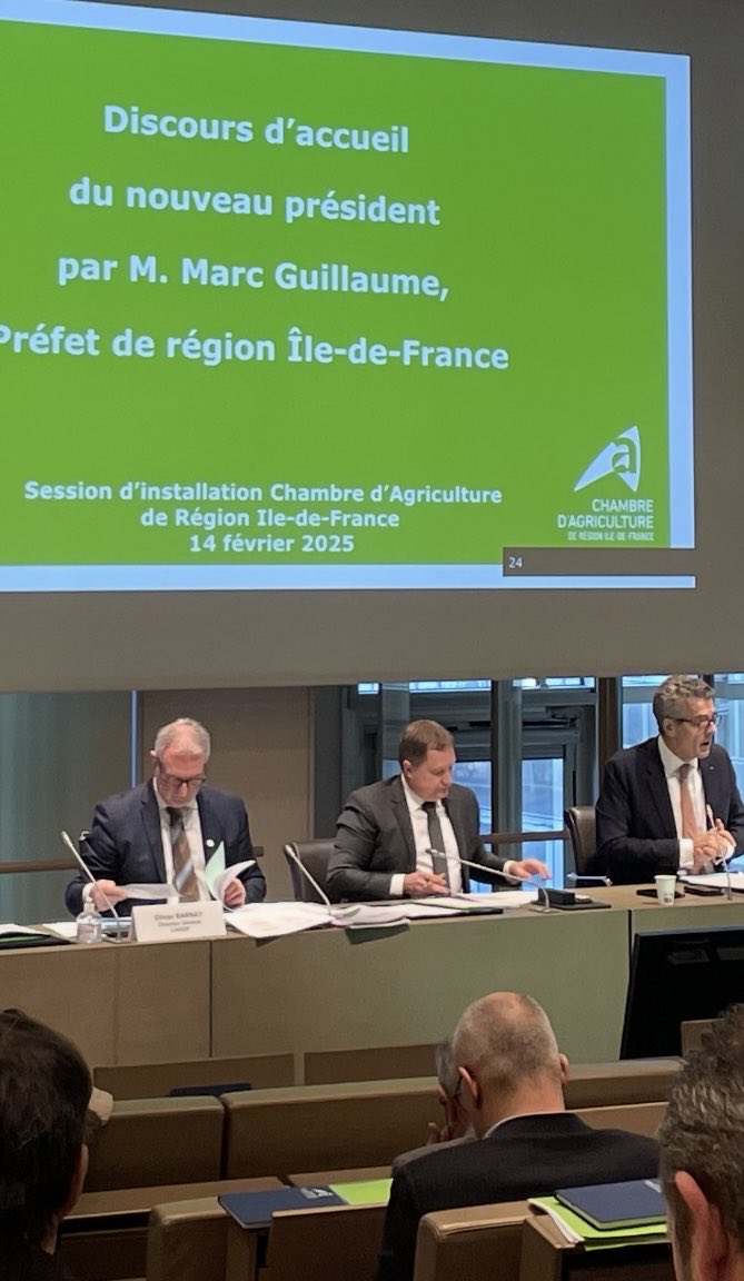 Damien GREFFIN (@greffindamien) on Twitter photo Merci à tous les membres de la Chambre d’Agriculture de Région Ile-de-France <a href="/CAIDF/">Chambre d'agriculture de Région IDF</a> de m’avoir élu aujourd’hui, président. J’aborde cette responsabilité avec ambition et détermination mais aussi avec humilité, au regard des attentes et des enjeux agricoles. Merci à tous les membres de la Chambre d’Agriculture de Région Ile-de-France <a href="/CAIDF/">Chambre d'agriculture de Région IDF</a> de m’avoir élu aujourd’hui, président. J’aborde cette responsabilité avec ambition et détermination mais aussi avec humilité, au regard des attentes et des enjeux agricoles.