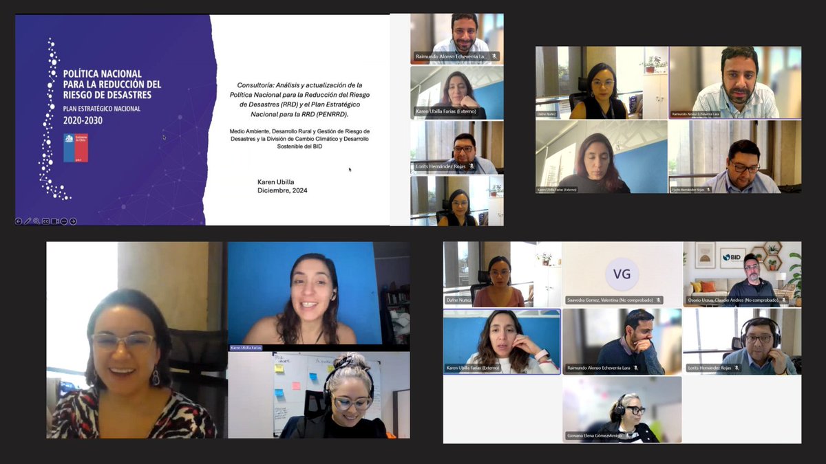 PlataformaRrd's tweet photo. 🗣️ 🗣️🗣️Durante esta semana hemos finalizado la fase de recolección de antecedentes cualitativos para la evaluación de la Política Nacional y el Plan Estratégico Nacional para la #RRD
🔹 6 reuniones con @SENAPRED
🔹 9 reuniones bilaterales con ministerios
🔹 6 focus group
sigue... https://t.co/ZuT4m5gUXr