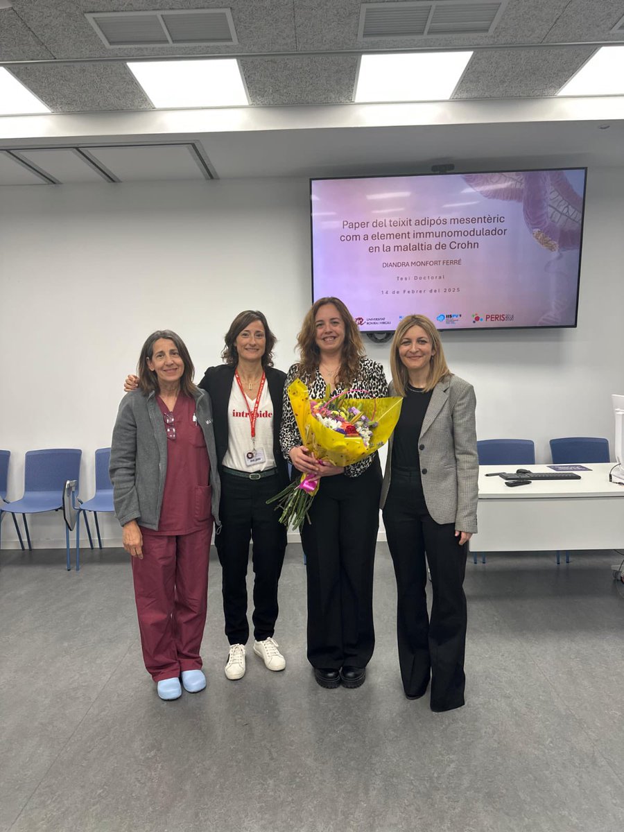 IBODI Group (@ibodi_group) on Twitter photo 🎉Enhorabona a la Dra.<a href="/DiandraMonfort/">Diandra Monfort</a> ! Avui ha assolit el grau de doctora. Un orgull per tot l'equip d'IBODI #crohnsdisease #PhD #creepingfat 🎉Enhorabona a la Dra.<a href="/DiandraMonfort/">Diandra Monfort</a> ! Avui ha assolit el grau de doctora. Un orgull per tot l'equip d'IBODI #crohnsdisease #PhD #creepingfat