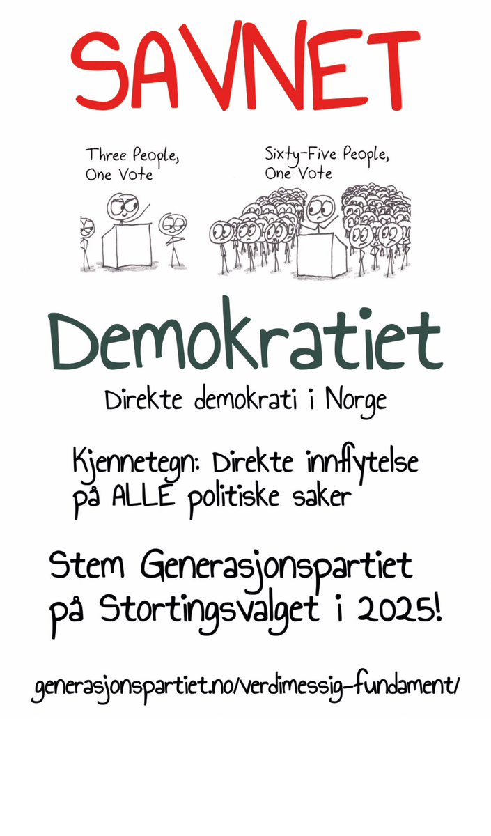 Generasjonspartiet (@gp_norway) on Twitter photo 