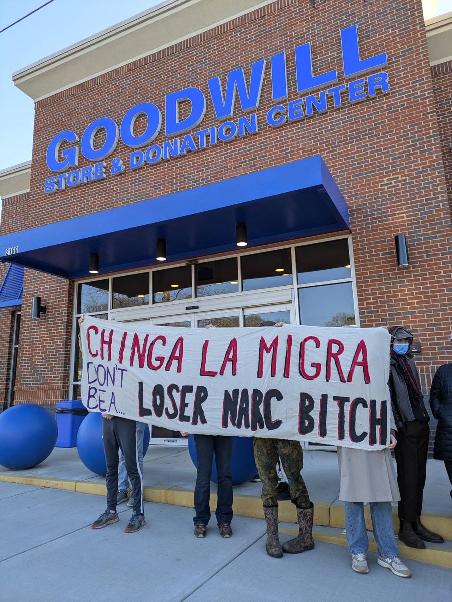 For the second day in a row, protesters disrupted the Border Patrol/DHS event in southwest Atlanta. Today, it was cancelled before it started. Less than 20 people made this happen. The system has weak-points. Target those. Let's not just wait for crowds to magically appear.