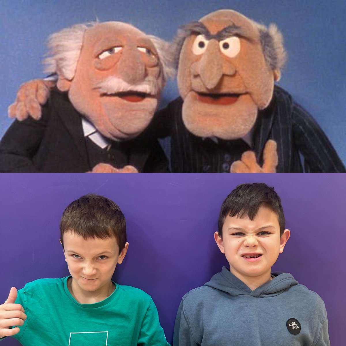 Mr_M_Fraser's tweet image. Colour House Assembly and Valentine's Day! Great assembly led by some great Gr. 8 leaders today! Oh, and had a few front row hecklers as part of our "How well do you know Mr. Fraser?" gameshow. Reminded me of a pair from my younger years.🤣
@GEDSB #RRSthinkinclusive