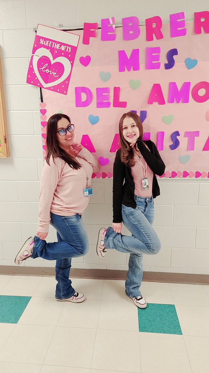 Magdalena Martinez (@mmartinez_mms) on Twitter photo When a student asks you to twin in Valentine's day, you twin on Valentine's day. ❤️ #pink #HelloKitty <a href="/Montwood_MS/">Dr. Melissa (Martinez) Saenz</a> When a student asks you to twin in Valentine's day, you twin on Valentine's day. ❤️ #pink #HelloKitty <a href="/Montwood_MS/">Dr. Melissa (Martinez) Saenz</a>