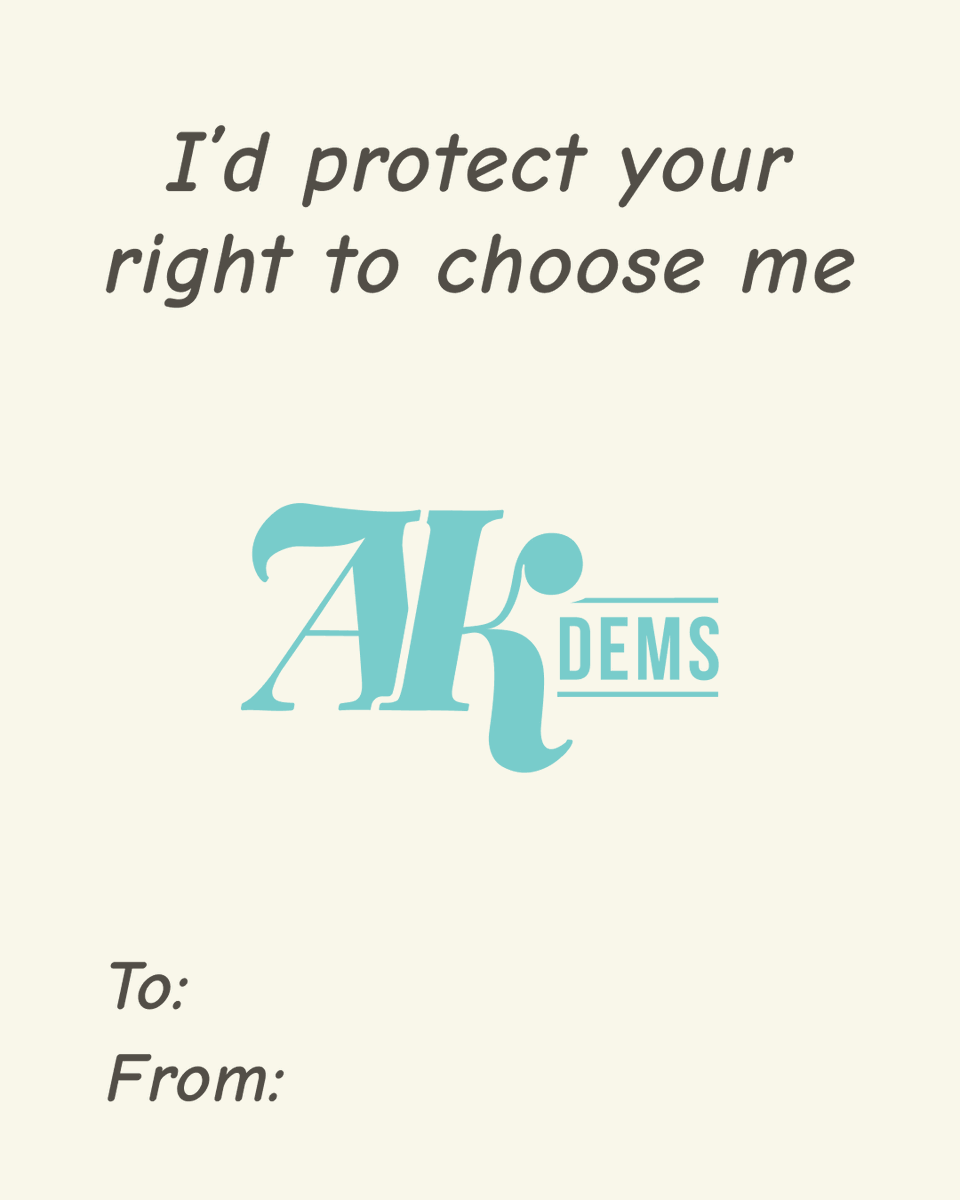 Happy Valentine's Day from the Alaska Dems! 💐 #AlaskaDems