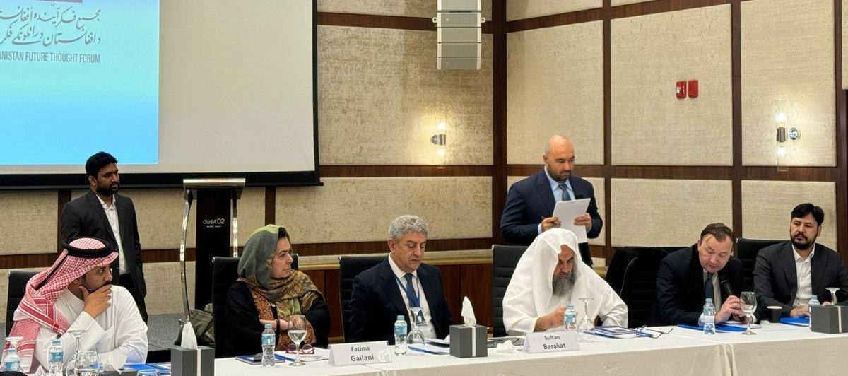 Sultan Barakat | سلطان بركات (@barakat_sultan) on Twitter photo 1/ The Afghanistan Future Thought Forum held its 10th session in #DOHA, Qatar, February 12-14, chaired by <a href="/FatimaGailani/">Fatima Gailani</a>.
Forty influential Afghans, of all political & ethnic groups, from inside & outside #Afghanistan, engaged in #dialogue over the challenges facing the country. 1/ The Afghanistan Future Thought Forum held its 10th session in #DOHA, Qatar, February 12-14, chaired by <a href="/FatimaGailani/">Fatima Gailani</a>.
Forty influential Afghans, of all political & ethnic groups, from inside & outside #Afghanistan, engaged in #dialogue over the challenges facing the country.