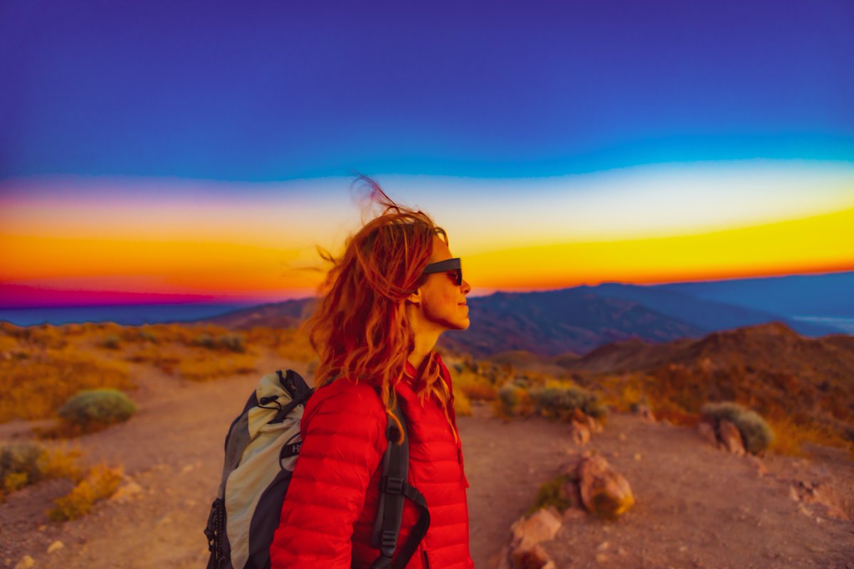 Sunset at Dante’s Peak with the love of my life. Happy Valentine’s Day, my radiant light!