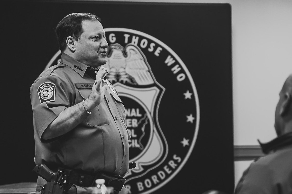 USBPChief's tweet photo. Ensuring the safety and well-being of our workforce is a top priority. I met with the @bpunion to discuss ways to enhance working conditions for the men and women of the Border Patrol. #Workforcematters https://t.co/F9E7Ow4hgj