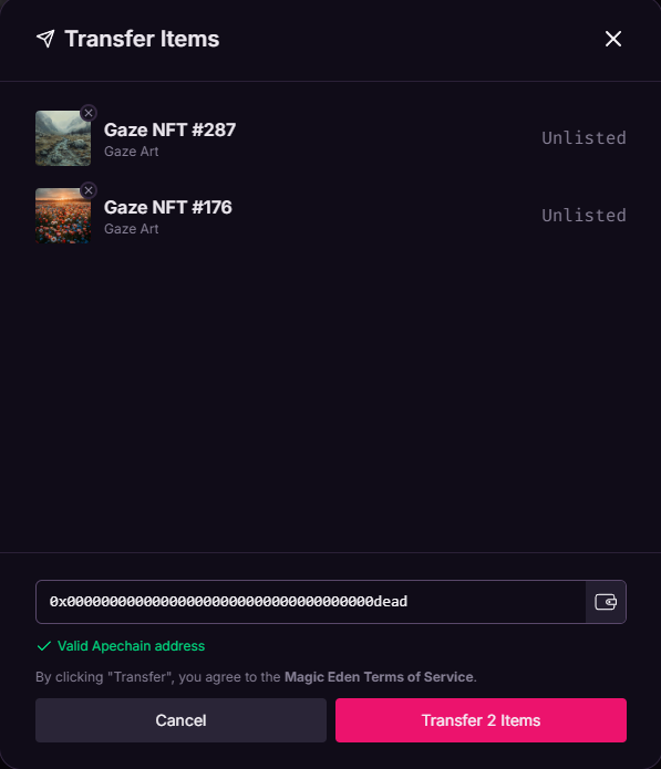 In the twilight of creation, where flowers bloom in the light of dawn, we offer 2 more to the eternal cycle. 🌅🌸 Each burn scatters the pairs, like petals in the wind, deepening the history of our collection.

323/333 🫡

Getting closer 😉