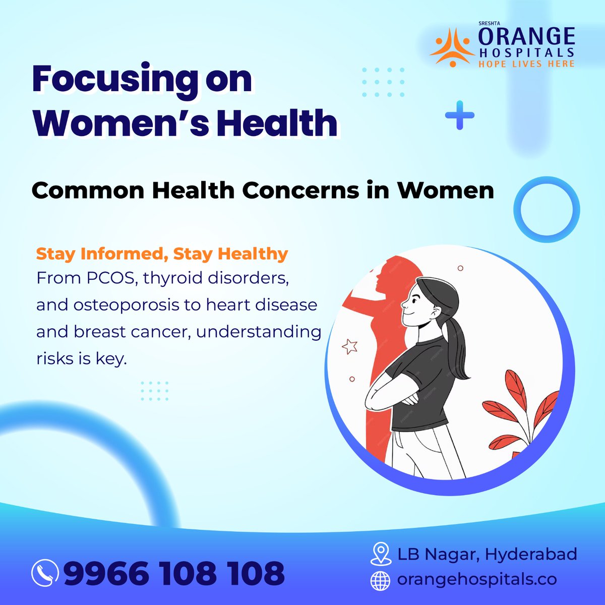 orangegroups's tweet photo. Focusing on Women’s Health

Orange Hospitals provides expert care for women’s healthcare, maternity care, gynecology, and hormonal health with advanced treatments. Prioritize your well-being with specialized screenings, prenatal care, and personalized women’s health solutions. https://t.co/uqTPWbW6xb