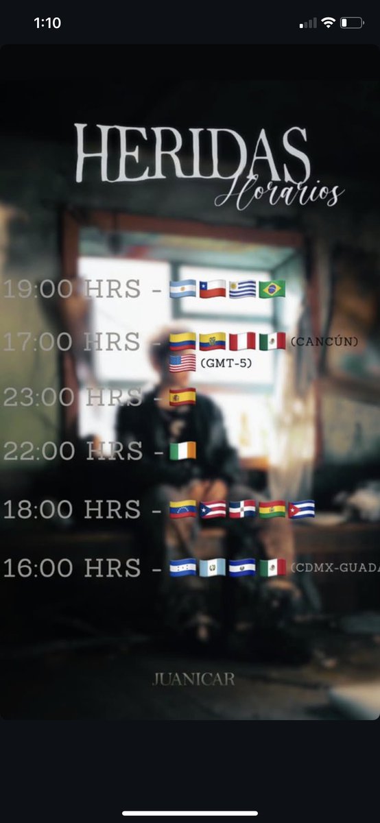 yohanadelossan3's tweet photo. I am very  happy to see that USA has made it up there!!🇺🇸✨
Can’t wait to hear Heridas 24/7❤️‍🔥 https://t.co/zpD5G9bQPv