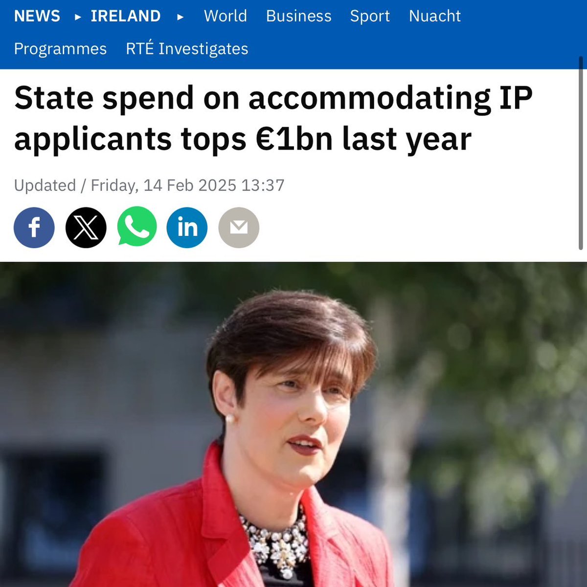 When you can't buy your house

When you can't get your child a school place

When you cannot get a hospital bed

Just remember that your government spend 2.75 million a day to accomodate so called asylum seekers and refugees.

#HowIrelandWorks 
#IrelandisFull
