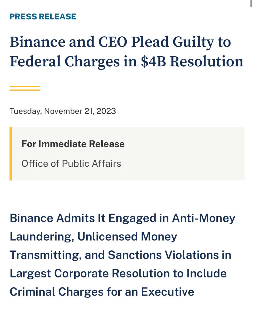 There may be a nexus between the recent calumny campaign and an attempt to sabotage the nation's security strides—is Nigeria the only nation that questioned the integrity of the Binance? A company that was guilty of money laundering and other crimes in the US.