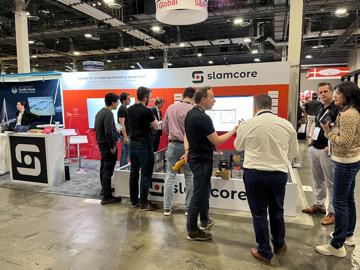 SlamcoreLtd's tweet image. Manifest 2025 was a huge success, and we loved connecting with industry leaders and innovators! 🚀
What did we learn?
✅ The demand for efficient RTLS solutions is growing.
✅ Material-handling fleets need reliable, vision-based data.
✅ Slamcore Aware is ready to lead the way.…