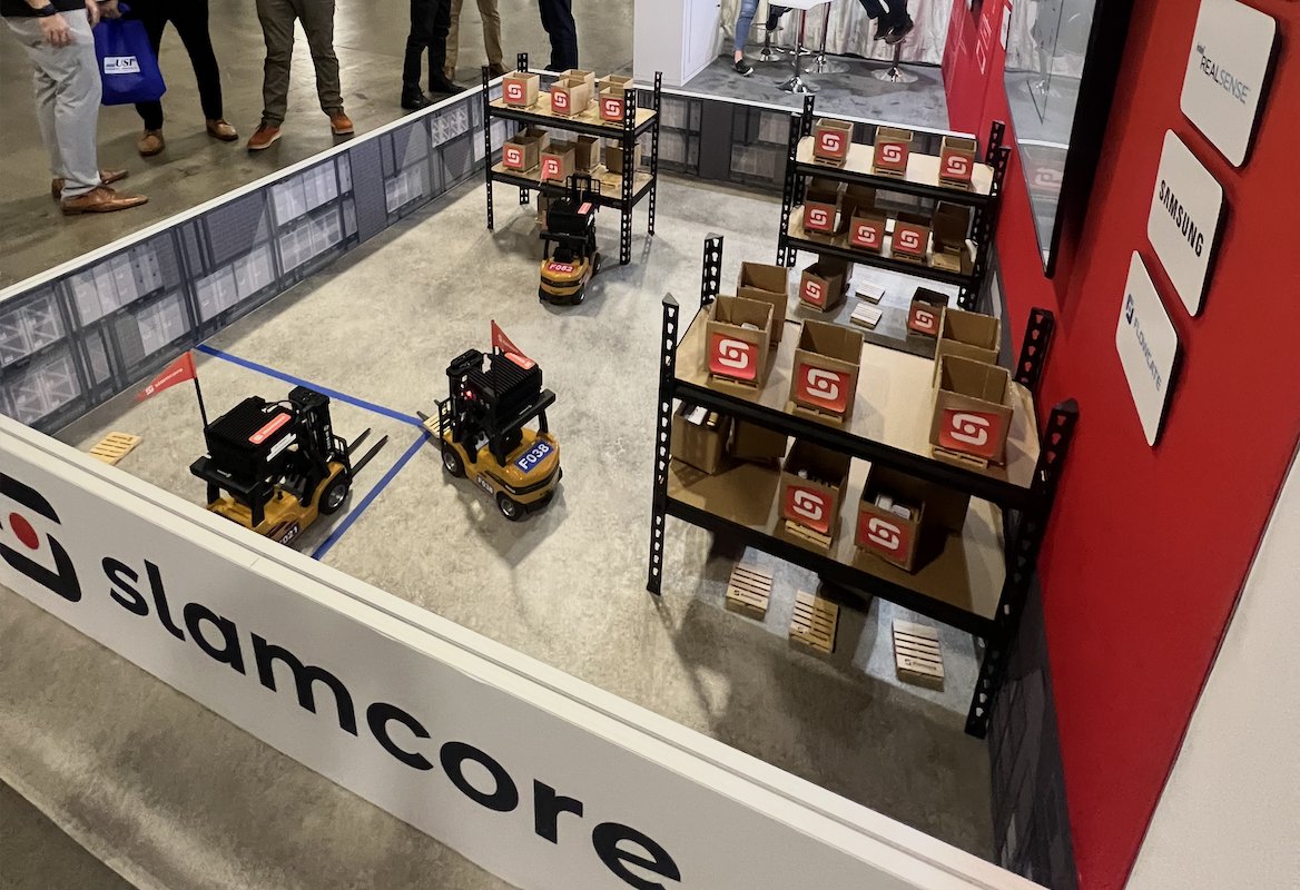 SlamcoreLtd's tweet image. Manifest 2025 was a huge success, and we loved connecting with industry leaders and innovators! 🚀
What did we learn?
✅ The demand for efficient RTLS solutions is growing.
✅ Material-handling fleets need reliable, vision-based data.
✅ Slamcore Aware is ready to lead the way.…