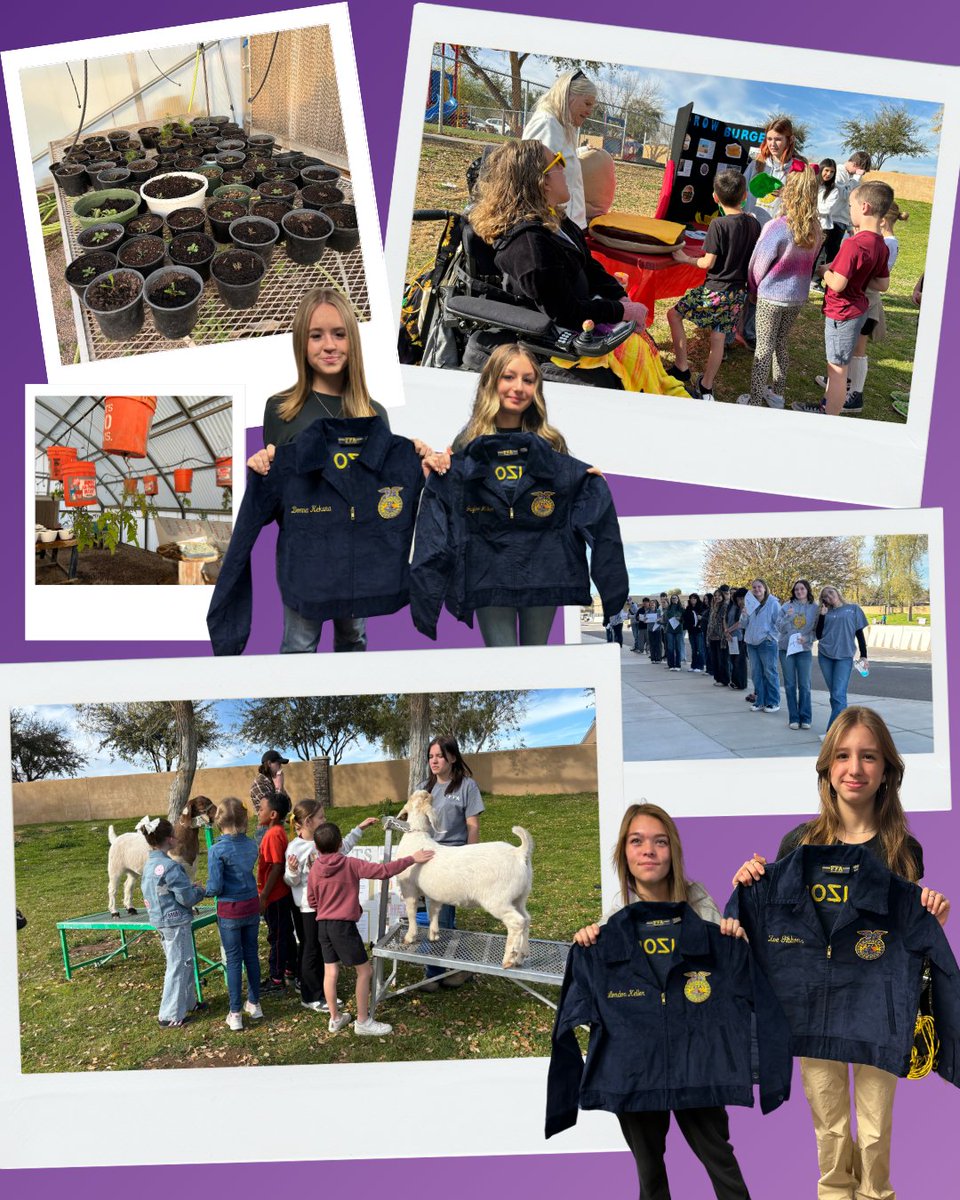 DAY ON THE FARM! 🐄 90 students from Jack Barnes Elementary 2nd grade class came to learn about agriculture from our QCHS FFA members. We had 13 different rotations teaching them how to care for plants, animals and teach them where their food comes from!