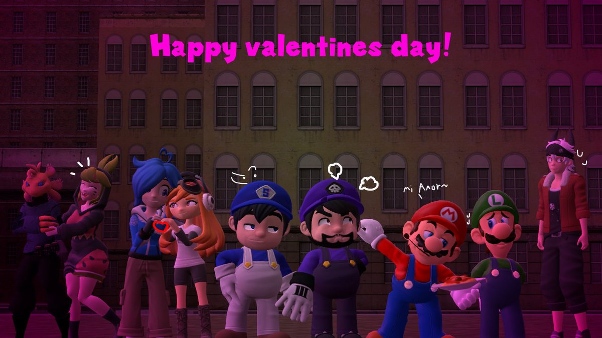redstinger6651's tweet photo. happy Valentines day peeps
#smg4fanart #smg4au #smg4sfm #smg4meggy #smg4mario #smg4tari #smg4melony #smg4axol #smg4luigi #smg4kaizo #smg4smg3 #smg4 #smg34 #megari #hellflower #axolony #marioeatsspaghetti https://t.co/zC1pVAf7f1