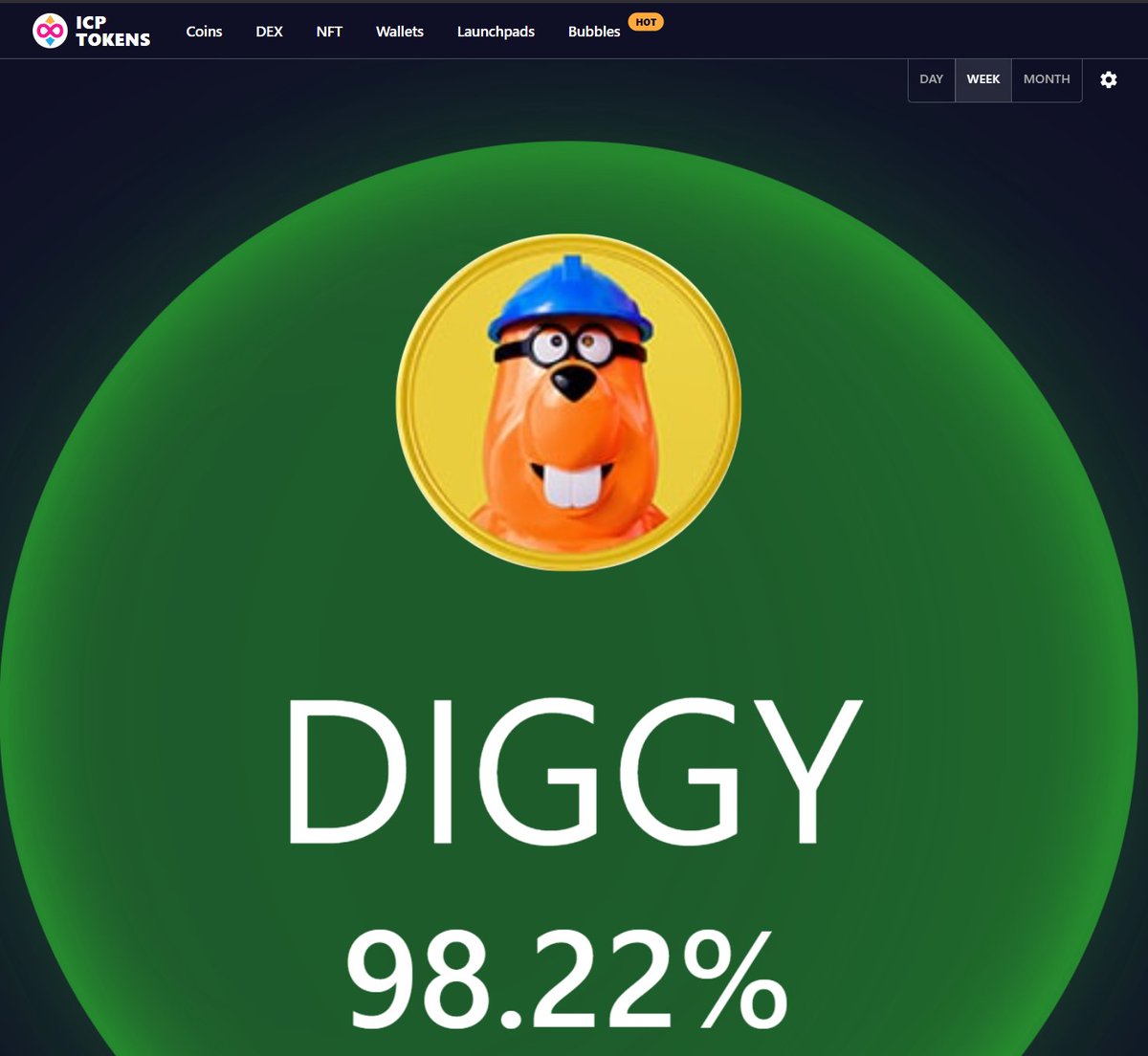 🚨 THE MOST FUN BURN ON #ICP  🚨  

Every RT on this post = 1,000 $DIGGY burned
 
👉 100 RTs = 100K burned
✅ Make your RT make history

You’ve got 24 hours. Let’s go!