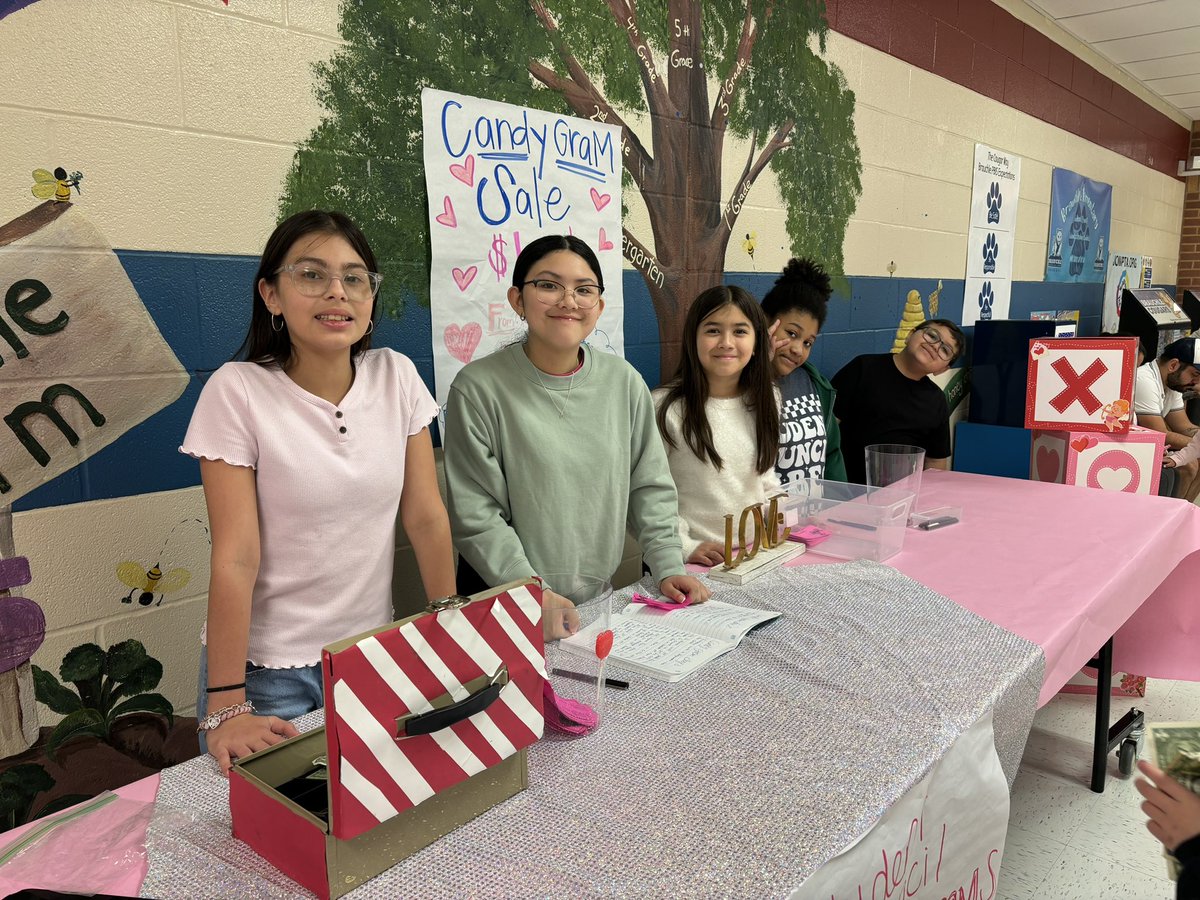 Beyond proud of our student council member at <a href="/NISDBRAUCHLE/">Cougar Pride</a> with our candy gram sales for Valentines Day!