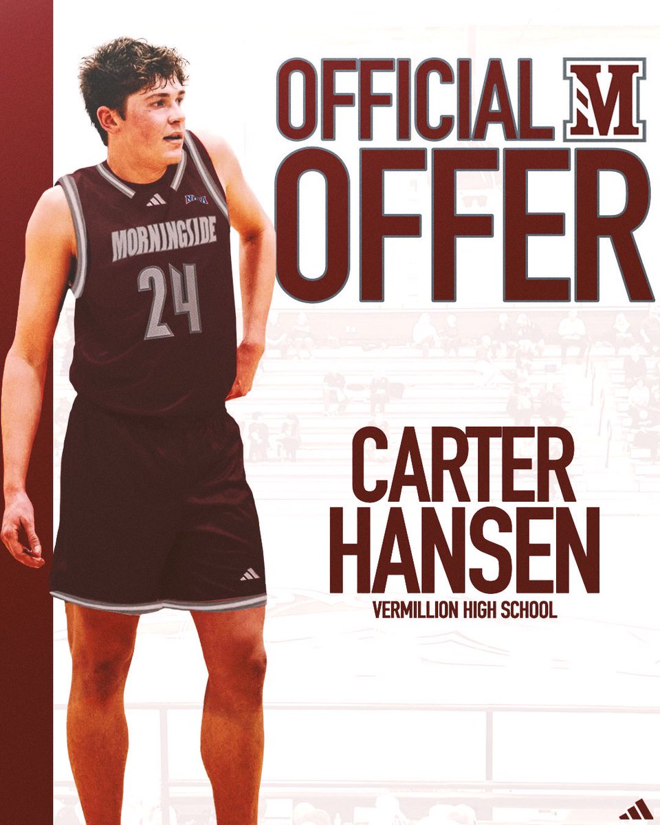 Carter Hansen (@carter_hansen35) on Twitter photo After a visit with <a href="/MsideMBB/">Morningside University Basketball</a> I’m thankful to have received an offer! After a visit with <a href="/MsideMBB/">Morningside University Basketball</a> I’m thankful to have received an offer!