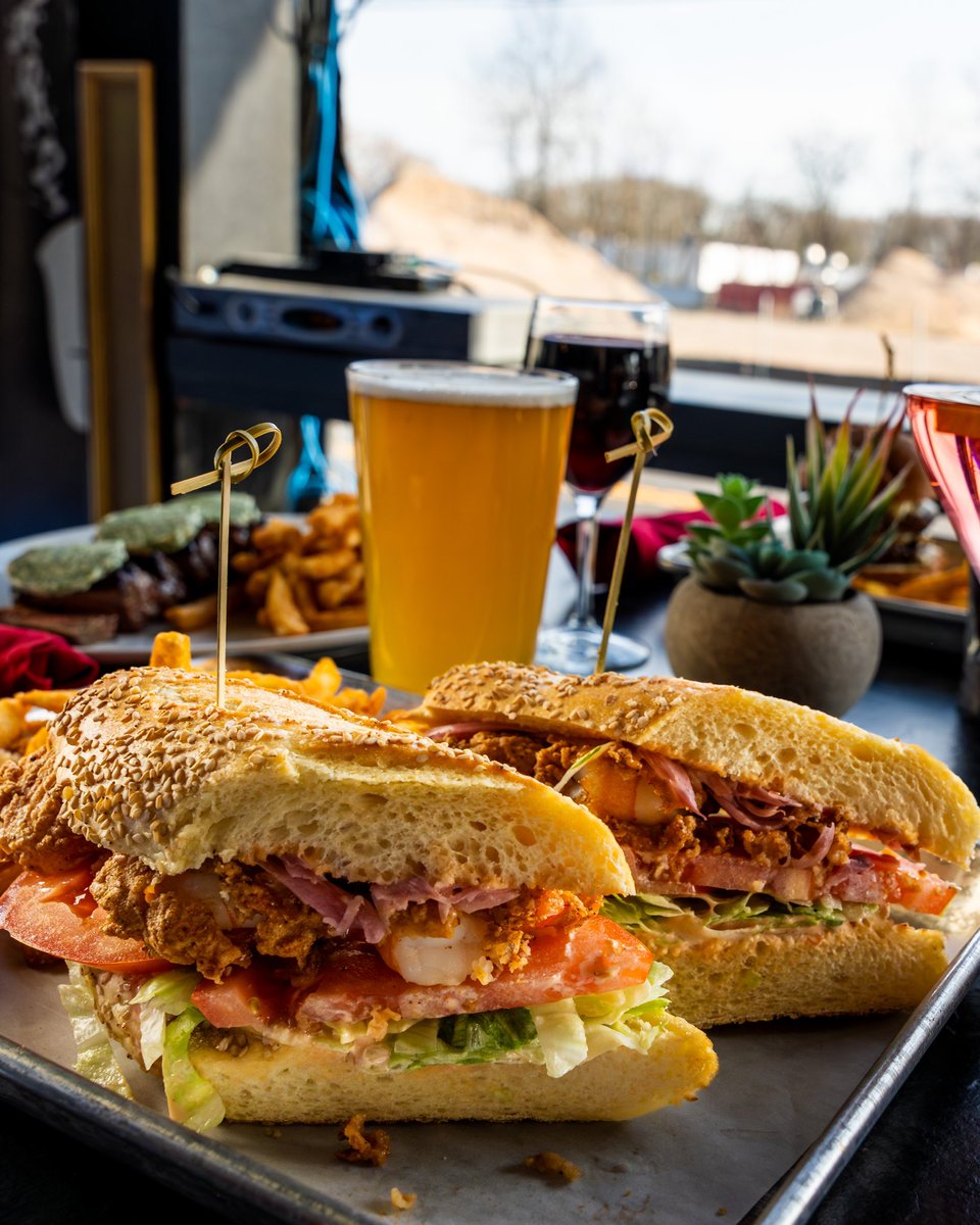 Shrimp po’ boy! Check out our Mardi Gras specials all week long.