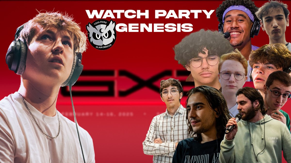 Ce Week-end avec <a href="/TCO_Smash/">Toulouse Clair Obscur</a> on orga une Watch Party du Genesis sur mon stream, avec de quoi suivre les sets de <a href="/Kiddo_SSBU/">KID</a> même ceux offstream, Hésitez pas à passer pour donner de la force ou suivre la run de KID !

Rdv à 23h pour les Pools !

(lien du twitch en dessous)
🔽🔽🔽