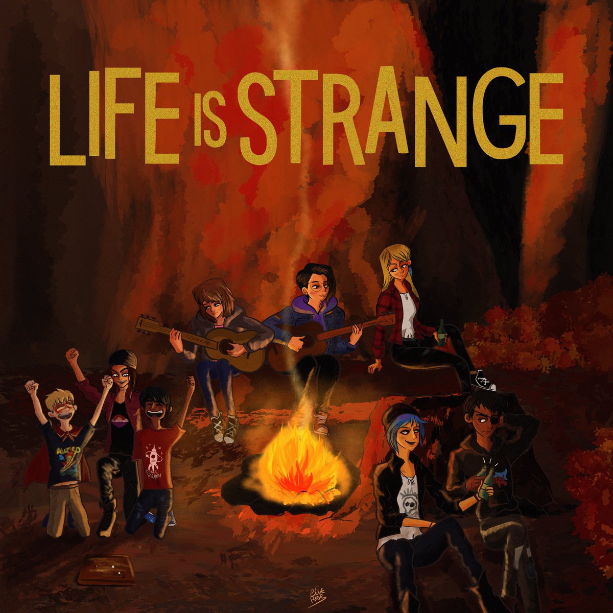 LifeIsStrange's tweet photo. Happy Saturday!

To get in the weekend spirit, here's an incredibly fun looking musical campfire gathering featuring some of our favourite Life is Strange characters by Instagram user bluerose._.art!

Have any Life is Strange fan art you've been working on? We'd love to see it! https://t.co/2JOgCojN2i