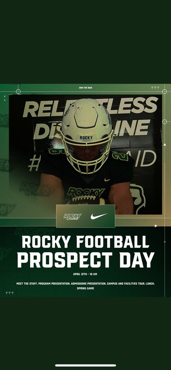 Hudson Luedtke (@hudsonluedtke) on Twitter photo I appreciate the invite to prospect day!! <a href="/Rocky_Football/">Rocky Football</a> <a href="/SamMoraJr/">Coach Samuel Mora Jr.</a> #BEARRAID #TheRightGuys I appreciate the invite to prospect day!! <a href="/Rocky_Football/">Rocky Football</a> <a href="/SamMoraJr/">Coach Samuel Mora Jr.</a> #BEARRAID #TheRightGuys
