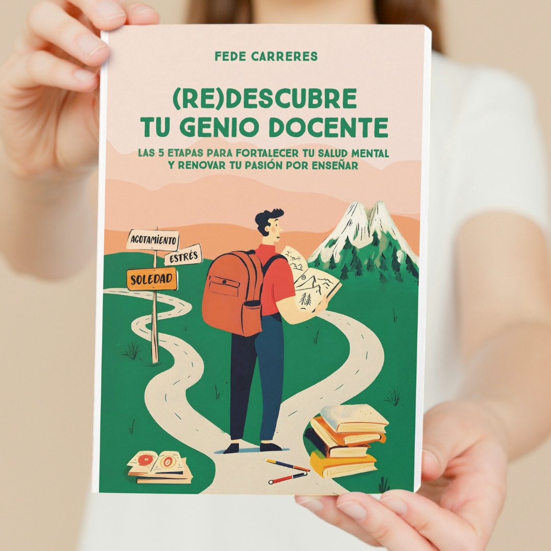 🚀 Lanzamiento nuevo libro: (Re)descubre tu genio docente
en AMAZON amzn.eu/d/etq8nKU
🙌Únete a la comunidad de educadores que están transformando su experiencia docente
#redescubretugeniodocente