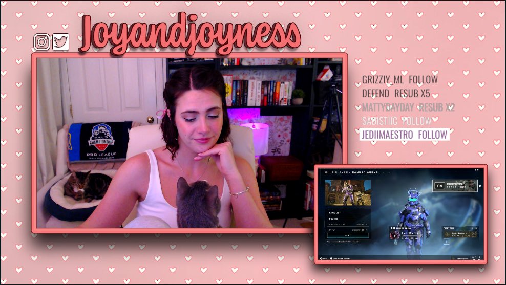 Streaming with my valentine twitch.tv/joyandjoyness