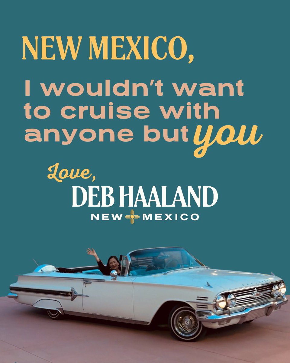 DebHaalandNM's tweet image. New Mexico has my heart. Happy Valentine’s Day.