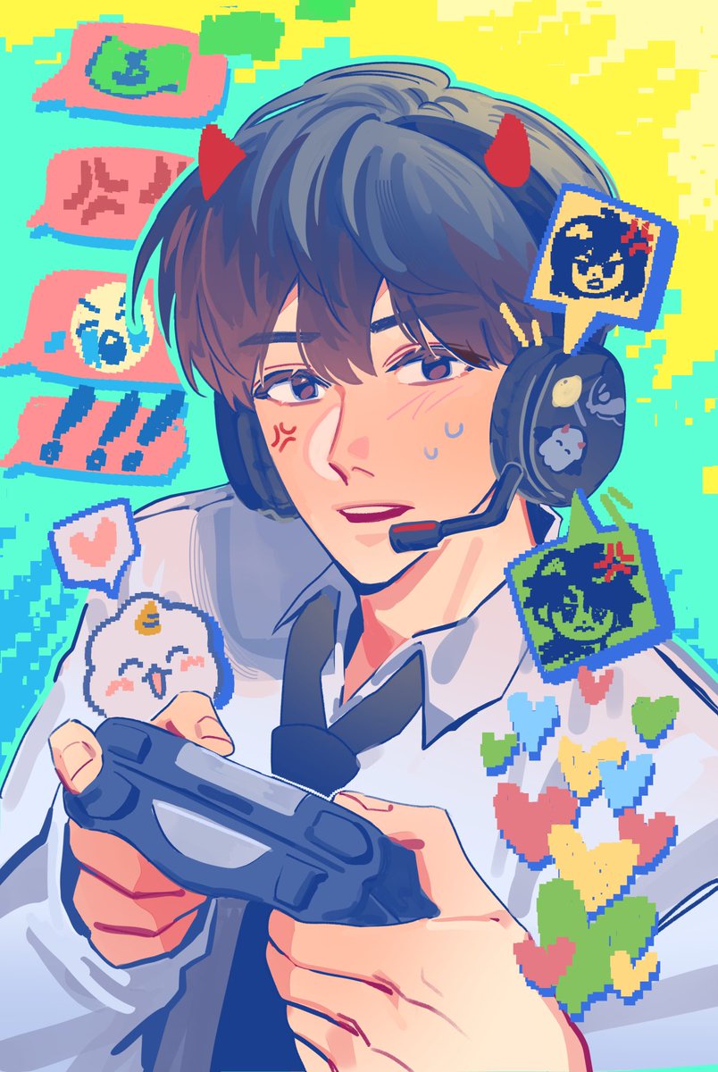 (Failed) gamer!kdj 😭 hears his team raging