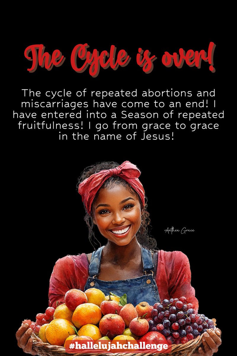 The Cycle is OVER!! 

#HallelujahChallenge 
#HallelujahChallenge2025