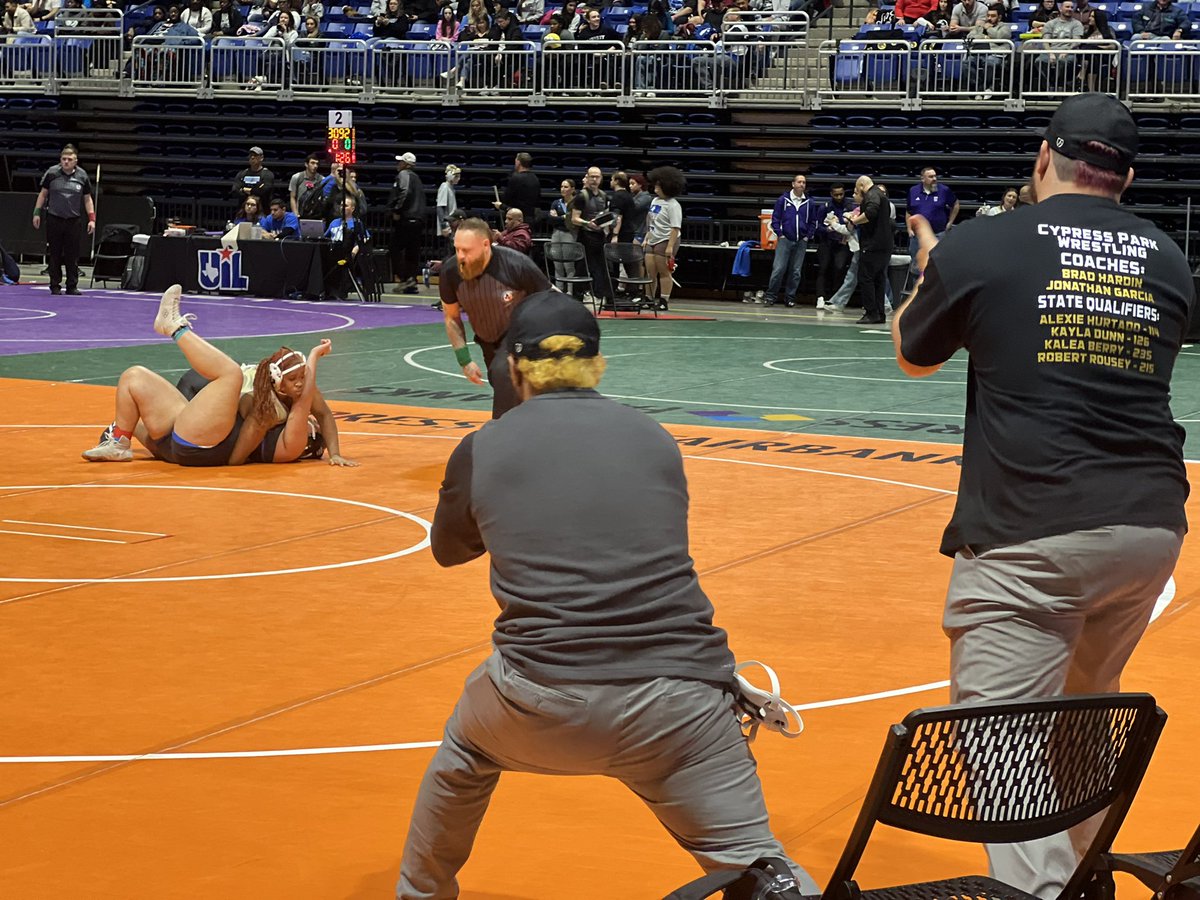 State Wrestling: 
3 matches
3 wins
Let’s go Tigers!!
<a href="/CyParkWrestling/">CYPRESS PARK WRESTLING</a>