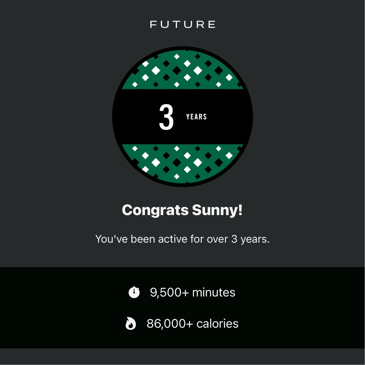 Sunny Patneedi (@sunnypatneedi) on Twitter photo Consistency is 80% of the game when it comes to fitness or getting good at anything. I’ve tried countless classes and apps over the years, but nothing has helped me stay consistent like <a href="/futurefitapp/">Future</a>.
Not an ad, just genuine appreciation. <a href="/rmandal/">Rishi Mandal</a>, keep up the great work! Consistency is 80% of the game when it comes to fitness or getting good at anything. I’ve tried countless classes and apps over the years, but nothing has helped me stay consistent like <a href="/futurefitapp/">Future</a>.
Not an ad, just genuine appreciation. <a href="/rmandal/">Rishi Mandal</a>, keep up the great work!