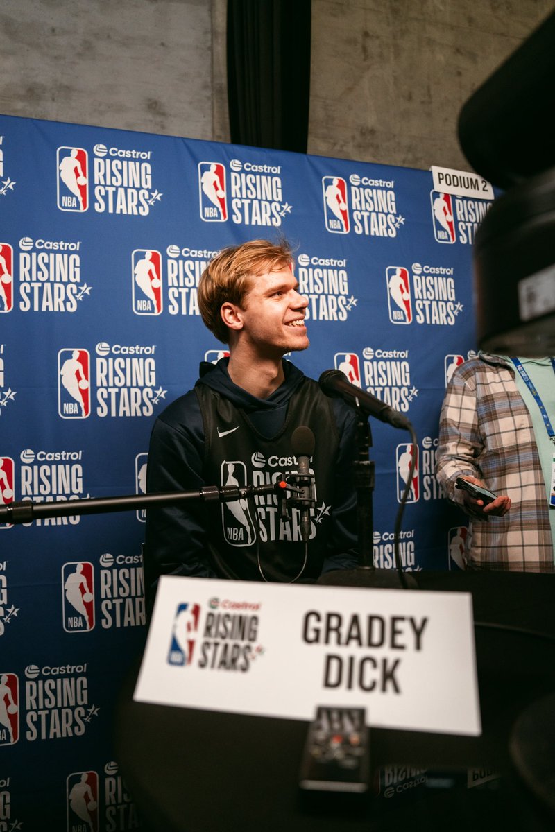 Raptors's tweet image. That’s our star 🥹 @gradey_dick